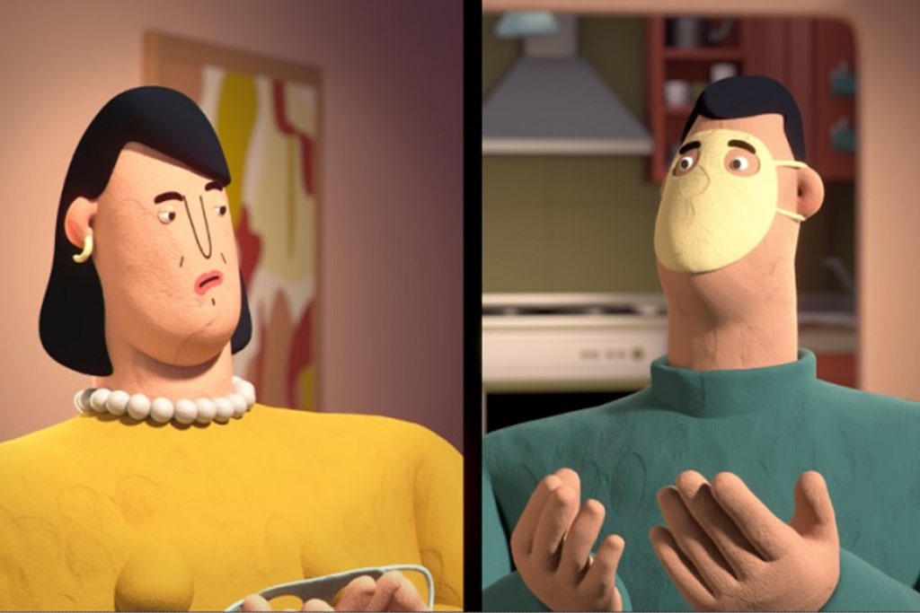 fotograma del cortometraje animado 3d "todo bien"
